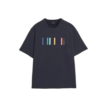 Paul Smith Artist stripe Detailed T shirt