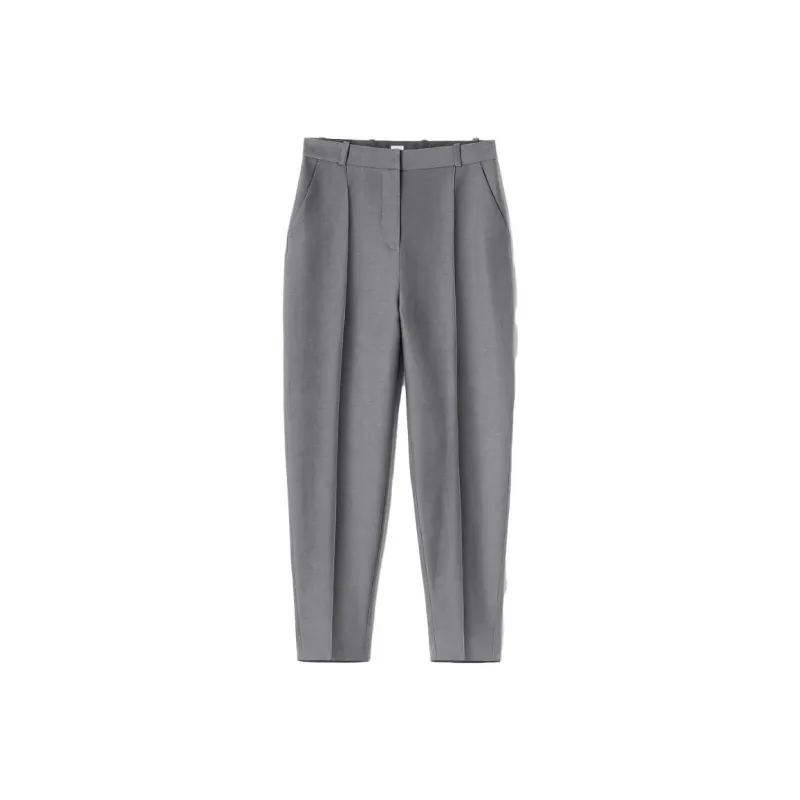 TOTEME Cropped Pintuck Trousers-0