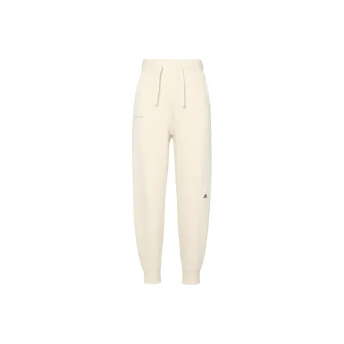 Adidas Lounge 7/8 Pants Knitted Sports Pants Women's Wonder White