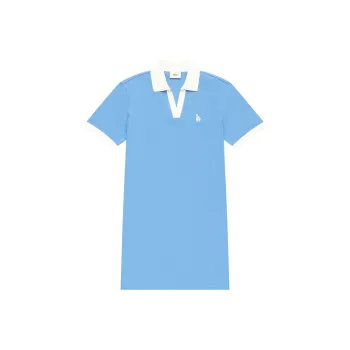 MLB Base Logo Short Sleeved Dresses Women's Blue