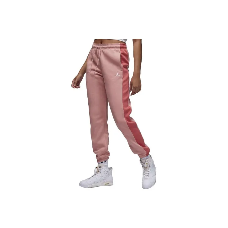 Jordan Brooklyn Fleece Knitted Sweatpants Women's Pink-0
