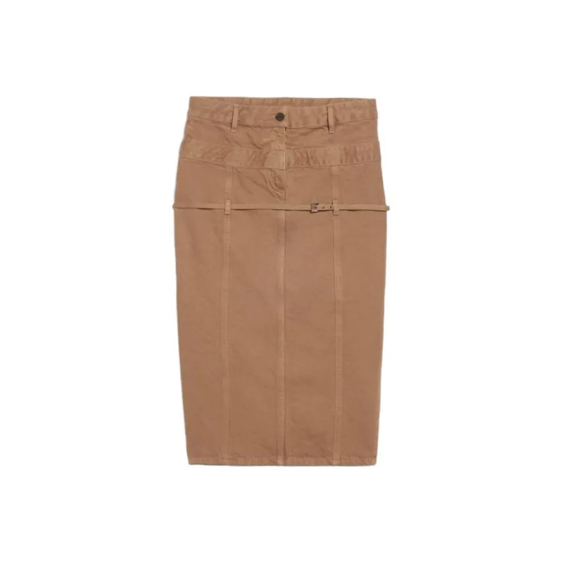 Jacquemus La Jupe De Nimes Criollo 'Light Blue/Tabac'-4