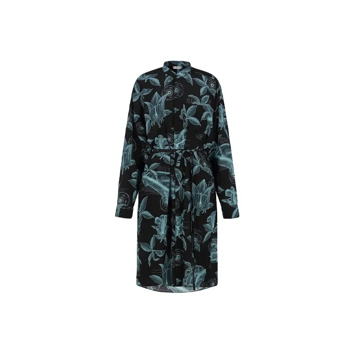 Givenchy Floral Schematic Print Shirt Dress-0