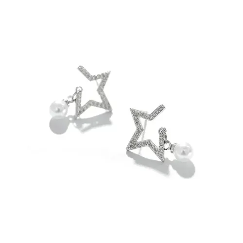Universe Search S925 Silver Stud Earrings Women's
