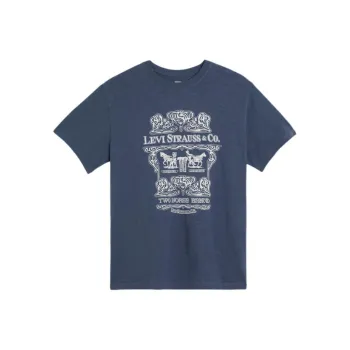 Levis T Shirts Men Indigo