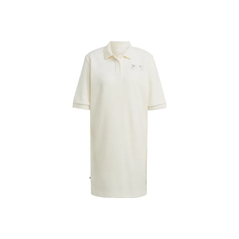 Adidas Originals Cherry Blossom Limited Series Short Sleeved Dress Women's Ivory-0