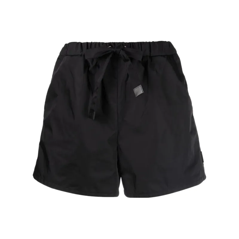 Moncler High waisted Drawstring Shorts-0