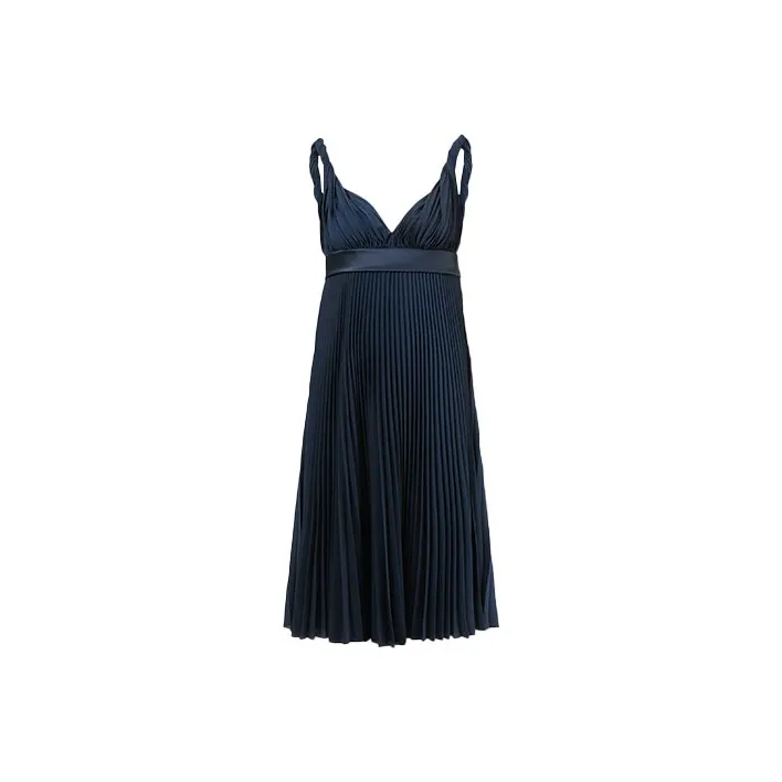 Burberry Empire line Pleated Dress-0