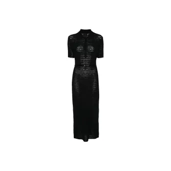 Givenchy Voyou 4G Jacquard Polo Dress