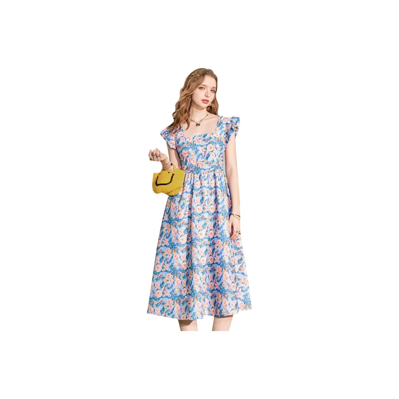 ELF SACK Short Sleeved Dresses Women's-7