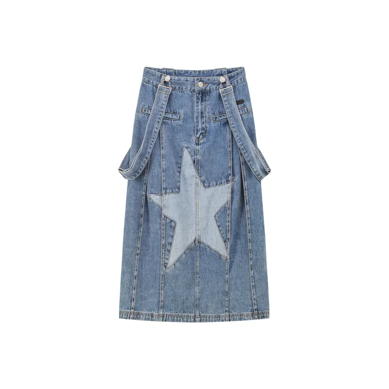 CHUU Sleeveless Dresses Women's Denim Blue-0