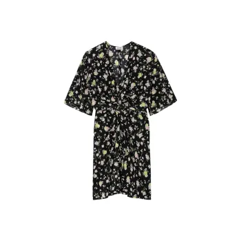 Zadig & Voltaire Rozom Floral print Minidress