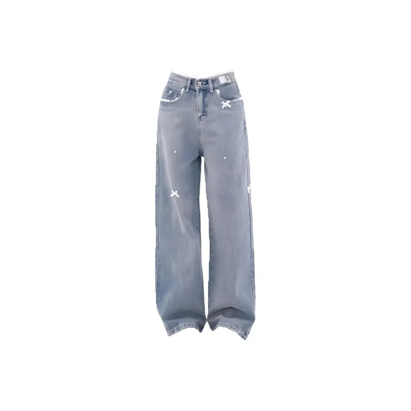 POPO.INFO Jeans Women's Sky Blue-0