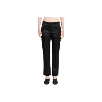 TOTEME Pressed Crease Cropped Trousers
