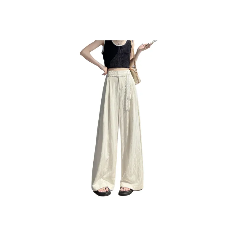Flowers In Water Casual Pants Women's-12