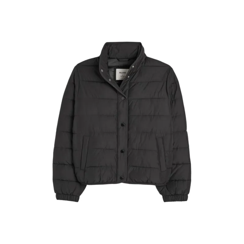 Hollister Puffer Jacket Women's Black-0