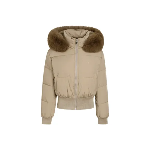 Ariseism Detachable Hooded Puffer Jacket Coat For Women's-Winter Slim Fit Puffer Jacket Women's