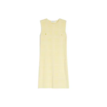SportMax Sleeveless Dresses Women's Yellow