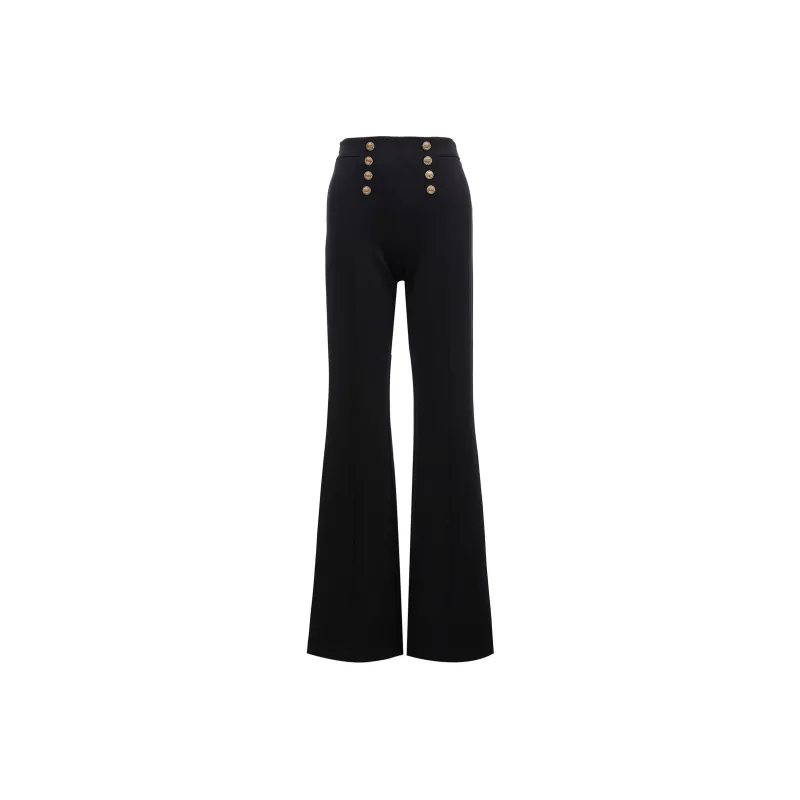 ONLY Flared Pants Suit Trouser Casual Pants Women's Black-0