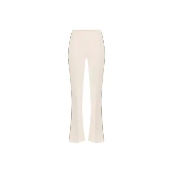 Elisabetta Franchi Contrasted Piping Crêpe Trousers