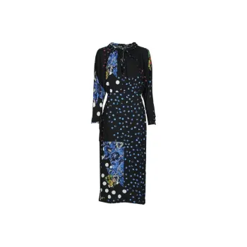 Desigual Long Sleeved Dress Women's Black