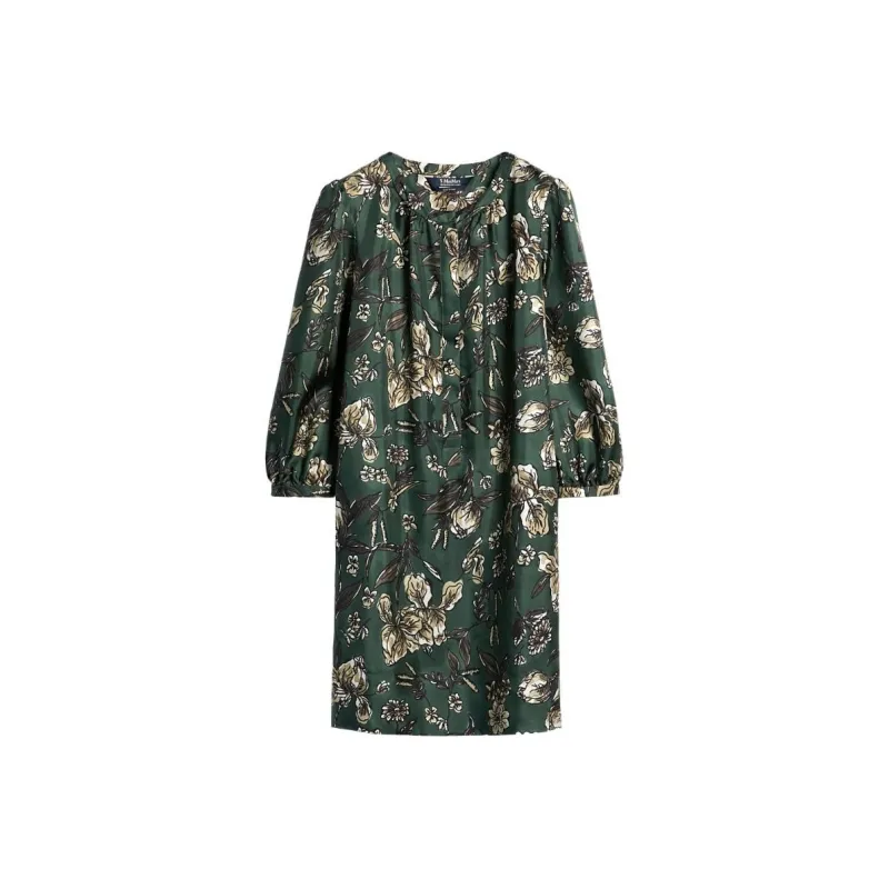 'S MAX MARA Long Sleeved Dress Women's Sage Green-0