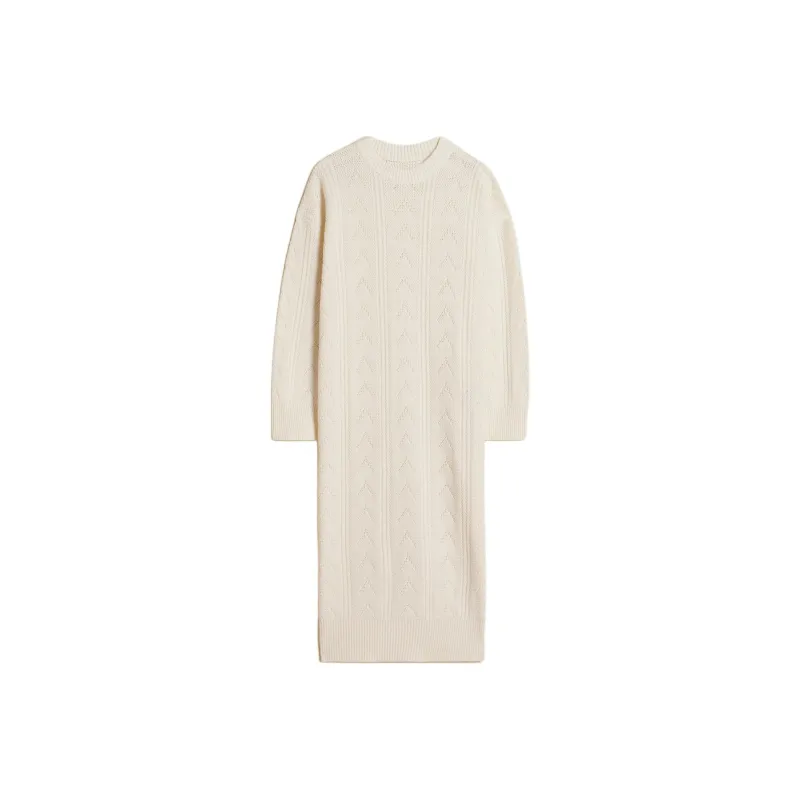 HOLZWEILER SS24 Long Sleeved Dress Women's White-0