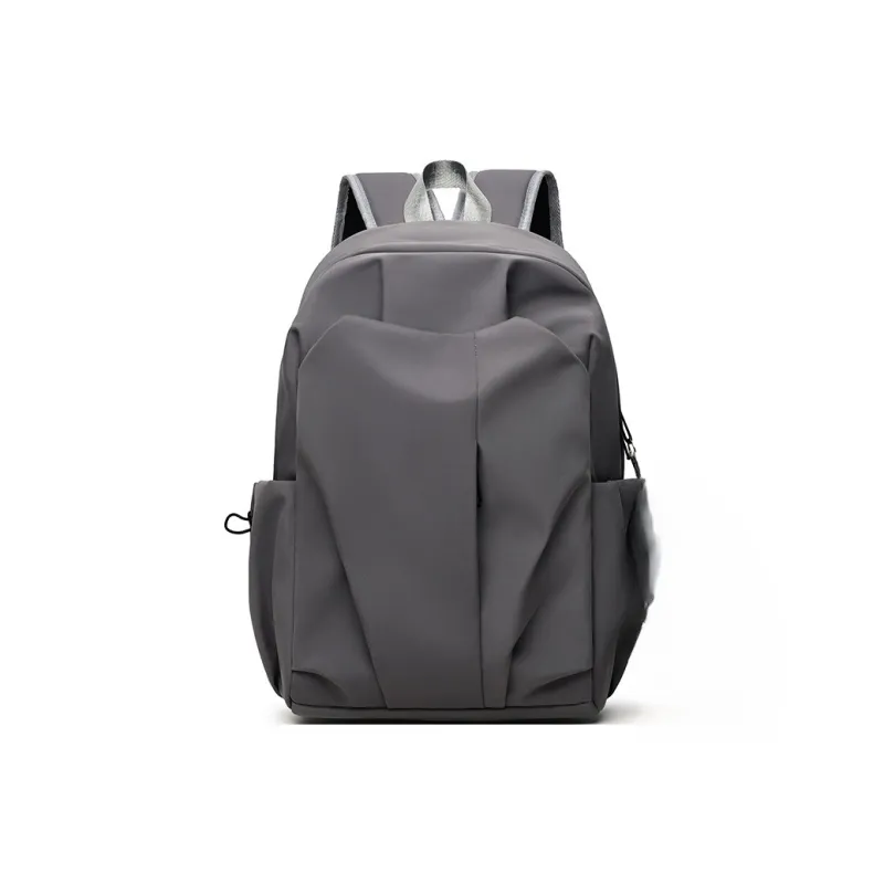 AIBAG Nylon Backpack Unisex White/Black/Gray/Red-6