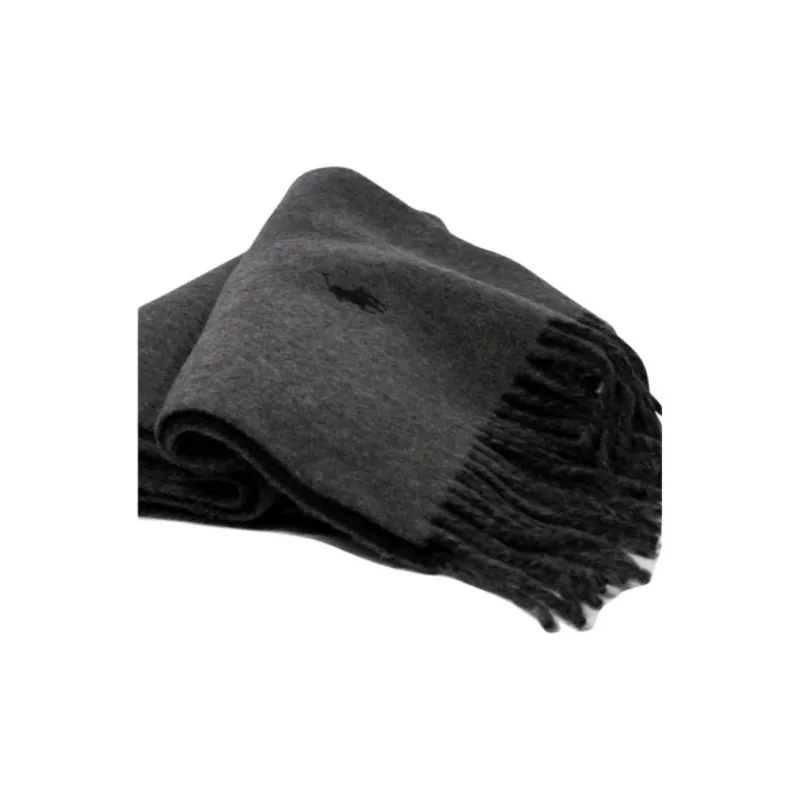 Polo Ralph Lauren Wool, Recycled Wool Scarves Women's Black-1
