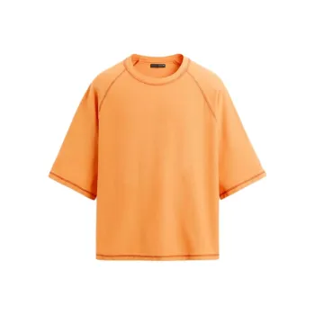 ZARA T Shirts Men Orange