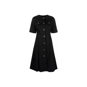 FERRAGAMO SS23 Short-Sleeved Dresses Women's Black
