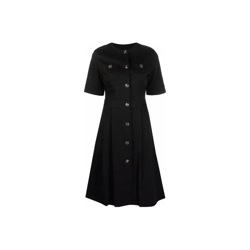 FERRAGAMO SS23 Short-Sleeved Dresses Women's Black-0