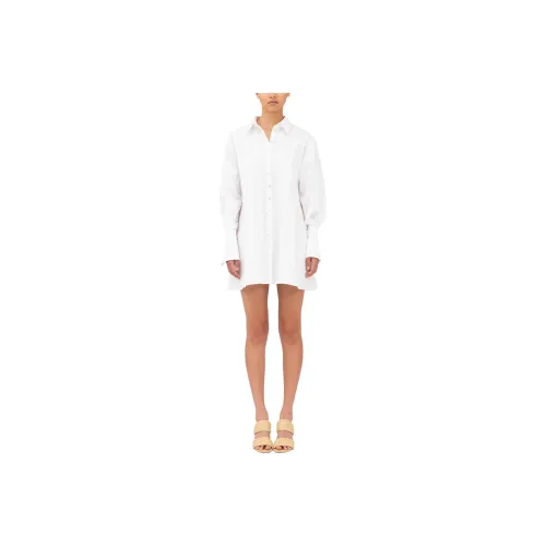 C/MEO Long-Sleeved Dresses Women's White
