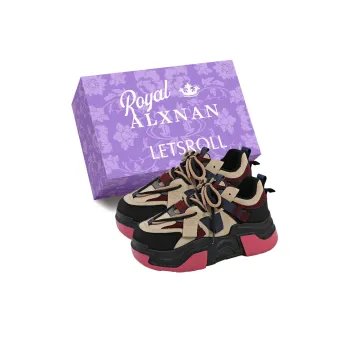 Alxnan Chunky Sneakers Women's Red Box