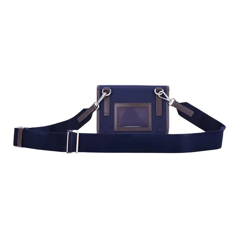 PRADA Nylon Shoulder Bag Men's Marine Blue-1