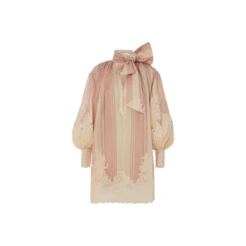 Zimmermann SS24 Long Sleeved Dresses Women's Pink