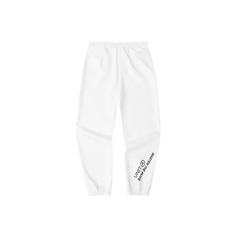Anta Life Collection Knitted Sweatpants Women's Pure Tea White-0