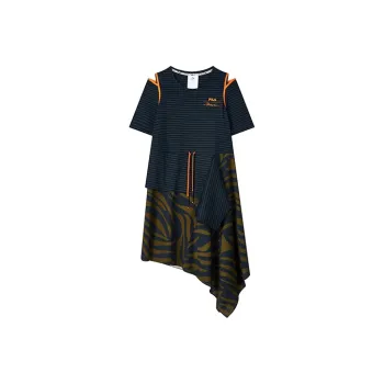 FILA 3.1 Phillip Lim Collaboration Collection Short Sleeved Dress Women's Dark Army Green