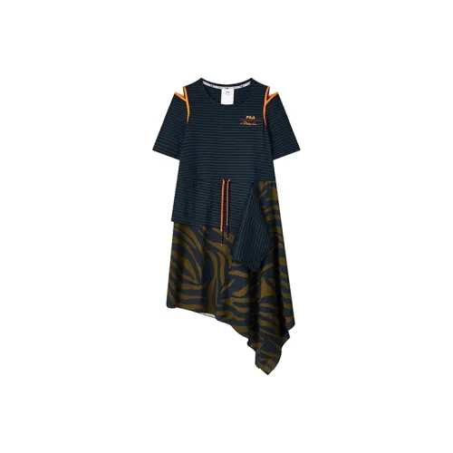 FILA 3.1 Phillip Lim Collaboration Collection Short Sleeved Dress Women's Dark Army Green