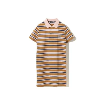 A BATHING APE Patched Hoop Tee Green