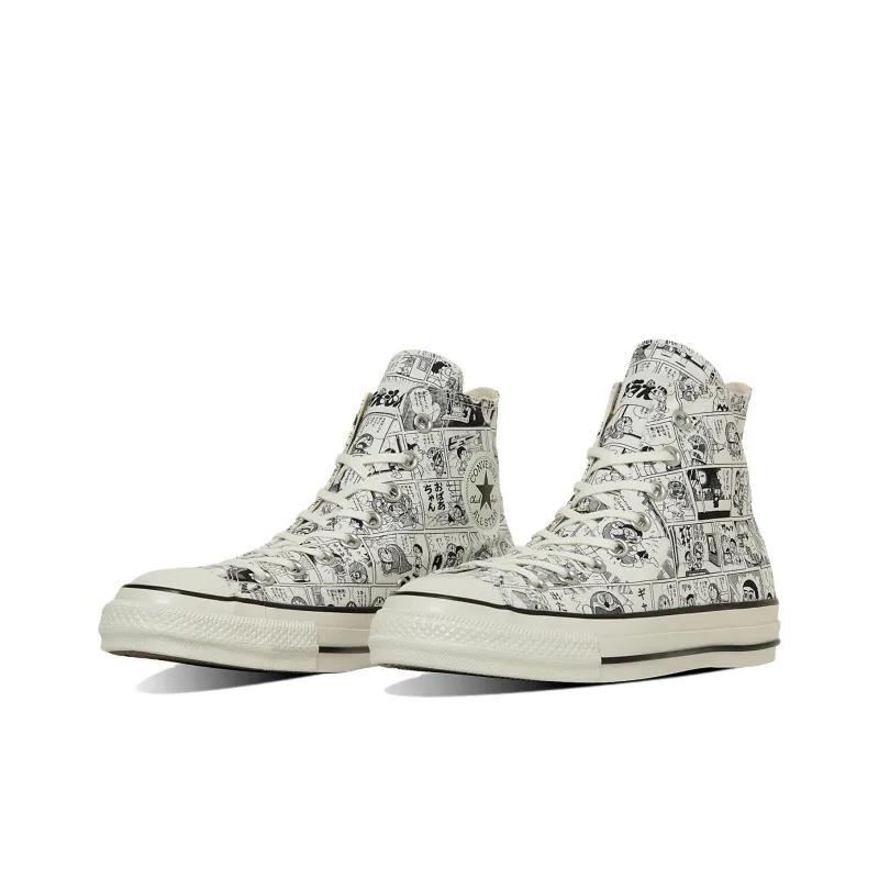 Converse Chuck Taylor All Star Aged Cp Hi Doraemon Black White-2