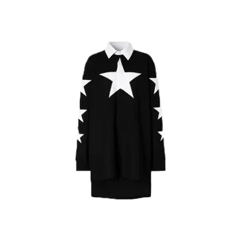 Burberry Long Sleeved Dresses Women's Black