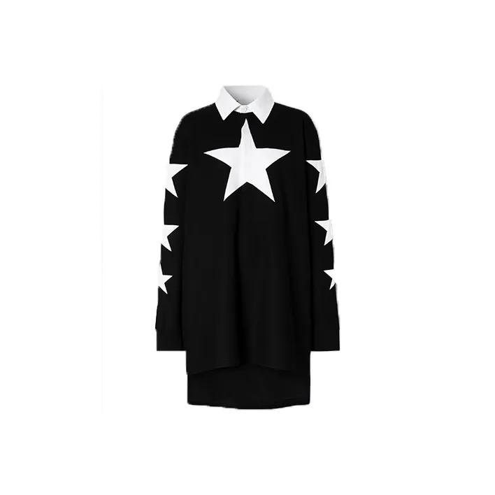 Burberry Long Sleeved Dresses Women's Black-0