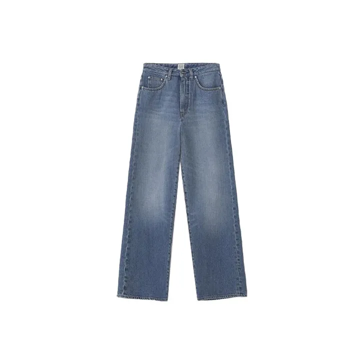 TOTEME Cropped Wide leg Jeans-0