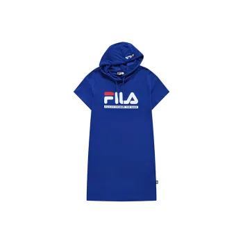 FILA FUSION Short Sleeved Dresses Women's Blue