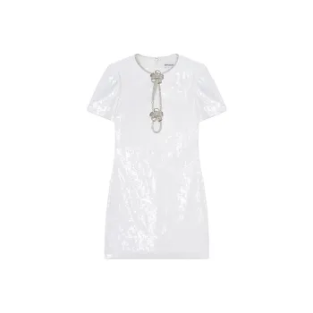 Self-portrait Sequin-Embellished Mini Dress