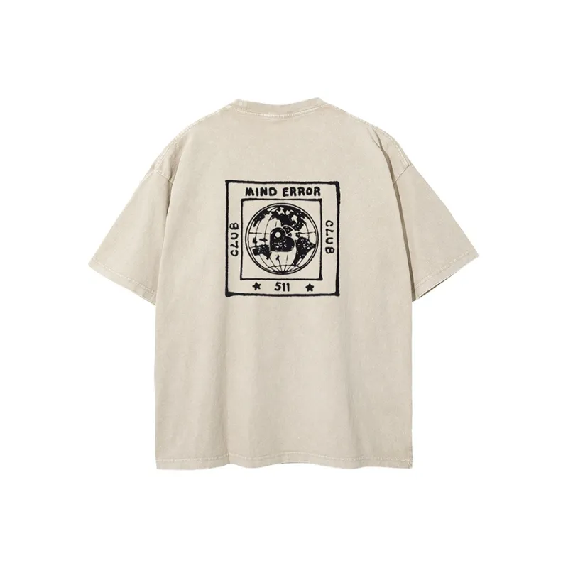 MIND ERROR Short Sleeved T Shirts Unisex-7