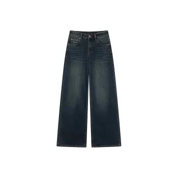 Ouyang Jeans Women's Vintage Dark Blue
