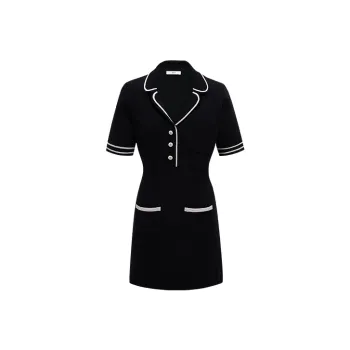 D'zzit Short-Sleeved Dresses Women's Black