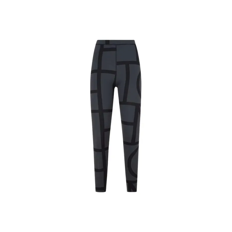 TOTEME Leggings Women's Gray Black-0